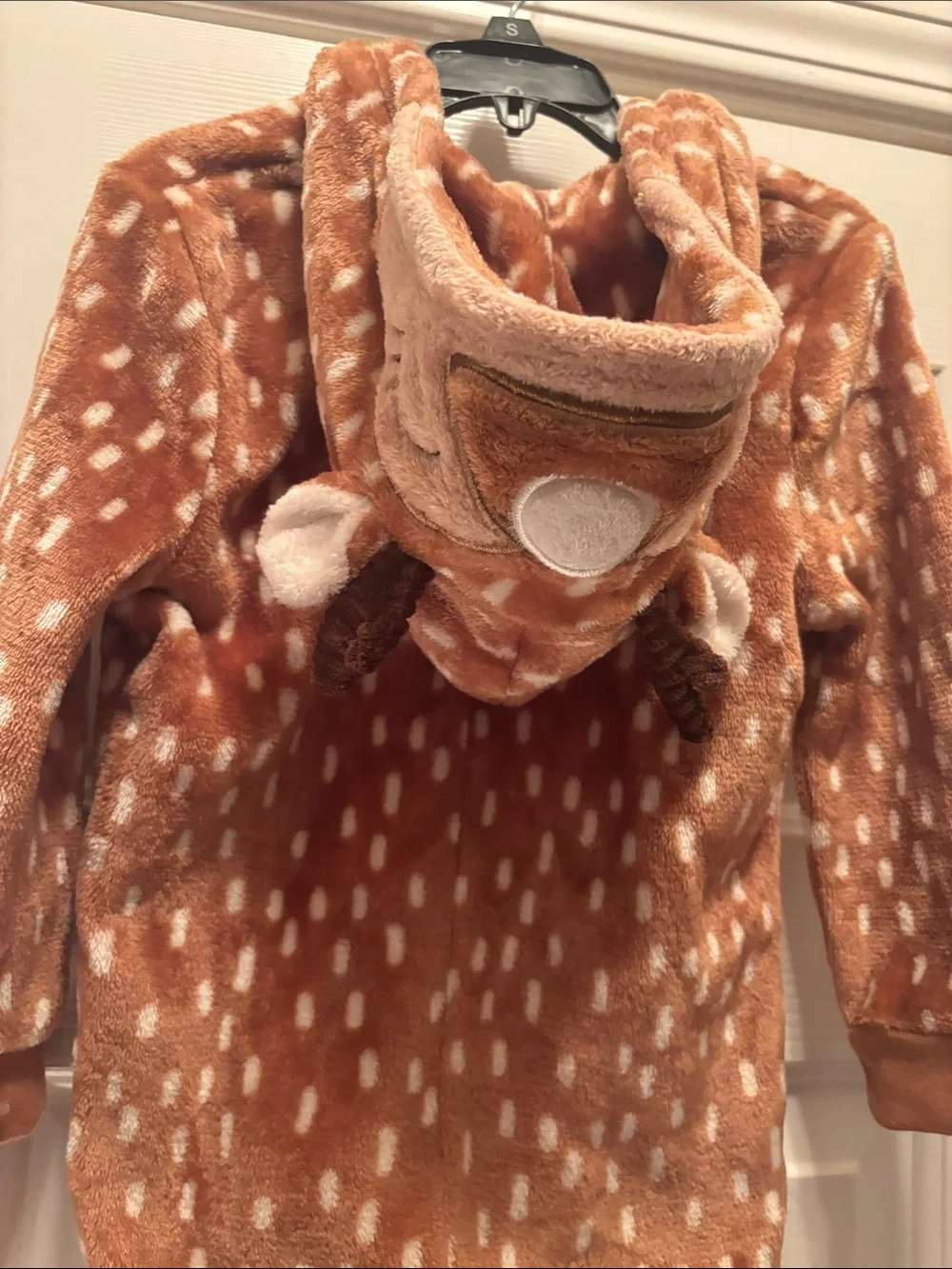 NWOT North Pole Reindeer Hooded Union suit